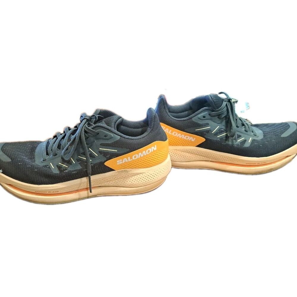 ON Cloudflow Running Shoes Sneakers Black Gray Mesh Lace Up Womens Size 8 - Picture 5 of 10